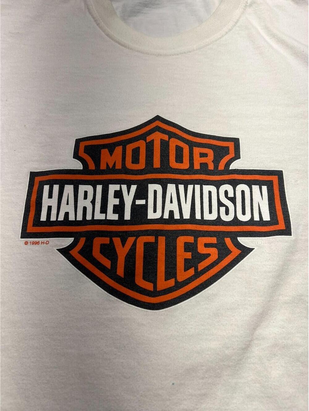 Harley-Davidson Mens XL T-Shirt Vintage Logo on front Javelina Boerne TX on back - Picture 2 of 8
